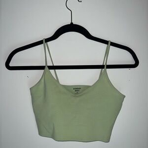 Aritzia Sunday Best cropped tank top